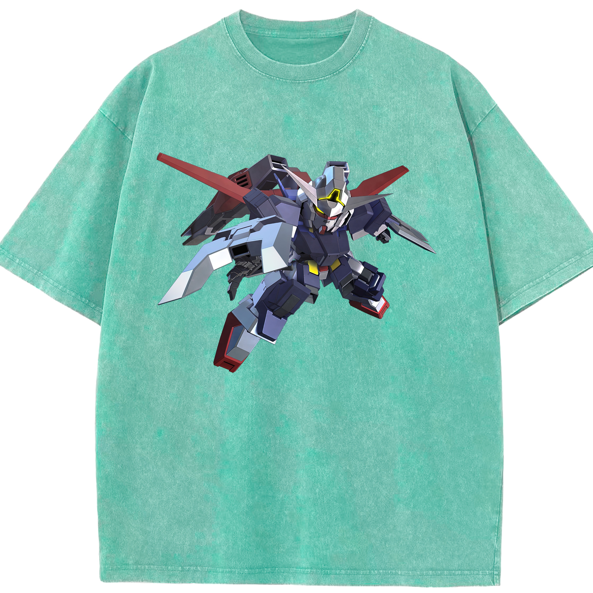 （画像用） 機動戦士ガンダム Mobile Suit Gundam 綿100% ヴィンテージ風 半袖Tシャツ（フロントプリント）